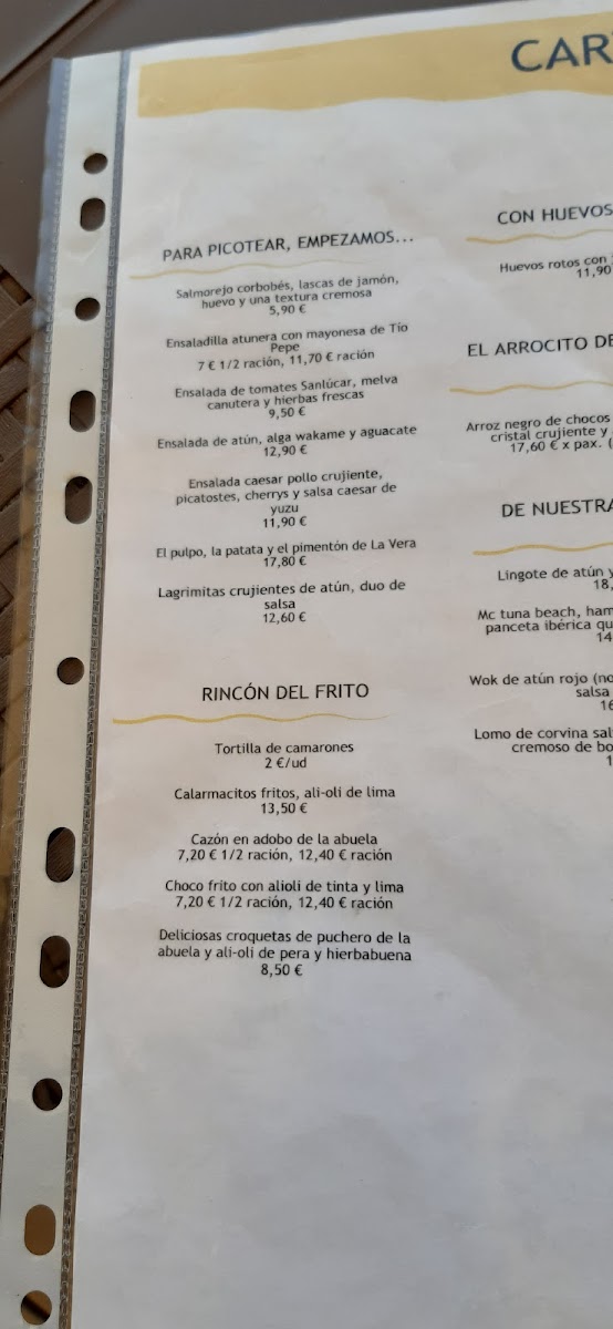 Menu Kanguro Chiringuito-2