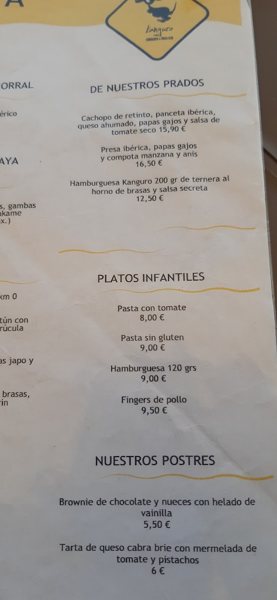 Menu Kanguro Chiringuito-3